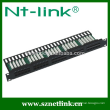 50 Port schwarz cat3 Telefon Patch Panel